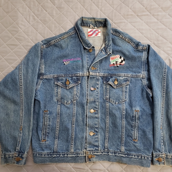 American Made Jackets & Blazers - American Made Vintage NASCAR Jean jacket